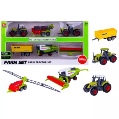PROMO Farma zestaw traktor, kombajn, przyczepy 1005985 Norimpex