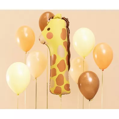 PartyDeco Balon foliowy urodzinowy cyfra "1" - �yrafa 31x82cm