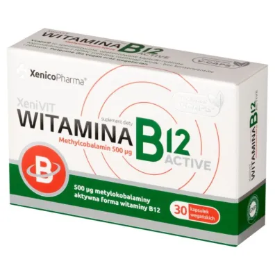 Xenico Pharma Sp�ka Z Oo XeniVIT Witamina B12 Active suplement diety 30 kaps.