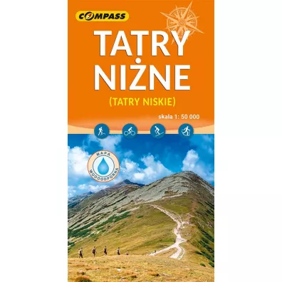 Tatry Ni�ne (Tatry Niskie) mapa laminowana skala 1 : 50 000