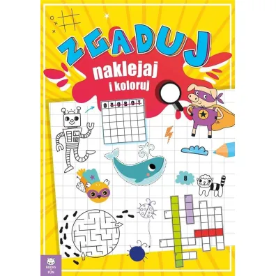 Zgaduj, naklejaj i koloruj