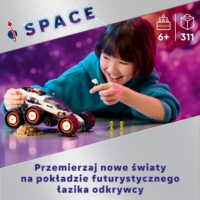 LEGO City Kosmiczny azik i badanie ycia w kosmosie 60431