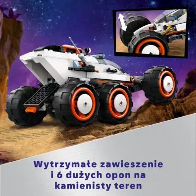 LEGO City Kosmiczny azik i badanie ycia w kosmosie 60431