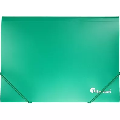 Titanum Teczka PP A5 z gumk zielona