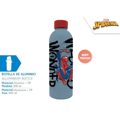 Marvel - komiksy, zabawki, gad�ety Bidon ze stali nierdzewnej z nadrukiem 3D Spiderman 843372 500 ml