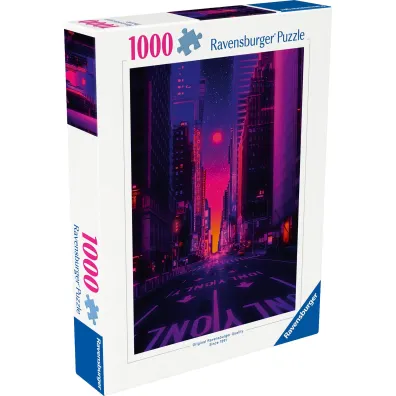 Puzzle 1000 el. Neony w Nowym Jorku Ravensburger