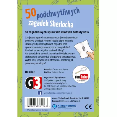 Gra 50 podchwytliwych zagadek Sherlocka G3