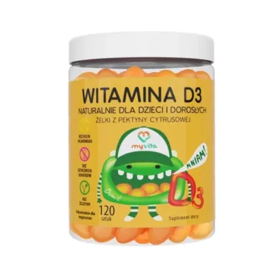 MyVita �elki z Witamin� D3 Suplement diety 120 szt.