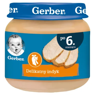 Gerber Obiadek delikatny indyk dla niemowl�t po 6 miesi�cu 80 g
