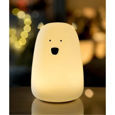 Rabbit&Friends Mi� du�y lampka silikonowa bia�a