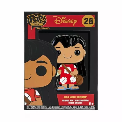PROMO FUNKO POP PIN FIGURKA Disney Stitch Lilo with scrump WDPP0071