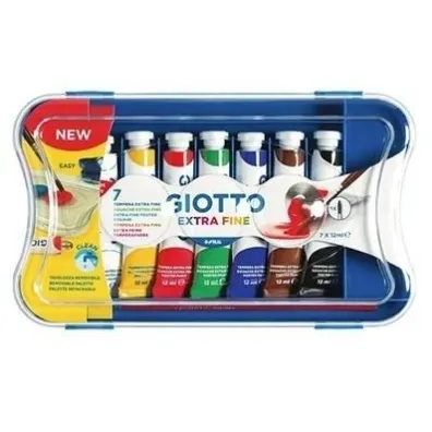 Farby plakatowe w tubkach 7 kolor�w GIOTTO