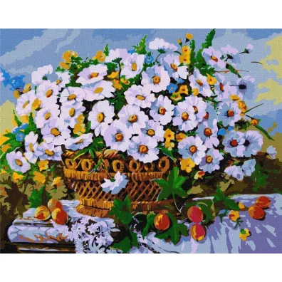Ideyka Malowanie po numerach - Letnie kwiaty 40x50cm