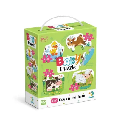 Baby puzzle 4w1 Dzie� na farmie Dodo