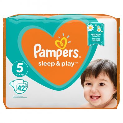Pampers Pieluchy Junior 5 SLEEP&PLAY (11-16 kg) 42 szt.