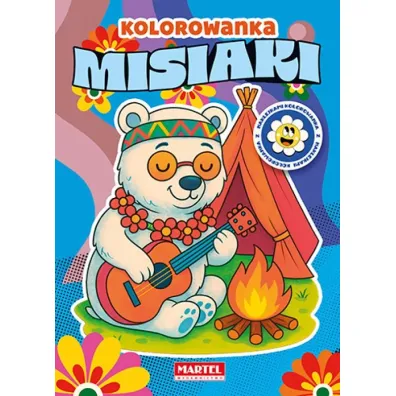 Kolorowanka z naklejkami Misiaki