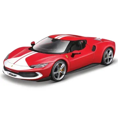 Ferrari R&P -296 Gtb Assetto Fiorano Red/White Bburago