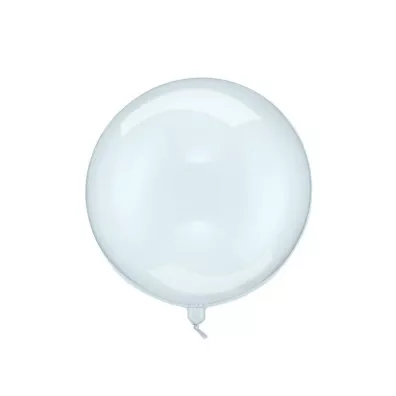 Balon Kula transparentny niebieski 40cm