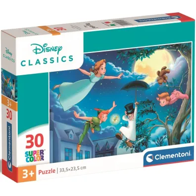 Puzzle 30 el. SuperColor. Disney Classics Clementoni