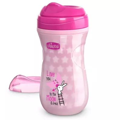 Chicco Kubek niekapek wieccy z twardym ustnikiem 266 ml