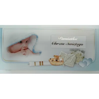 Jean Marc Pami�tka mini chrzest z pude�kiem (17x8,5x1,7cm) 1199 mix