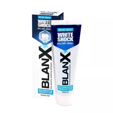 BlanX White Shock Brilliant Enamel wybielajca pasta do zbw 75 ml