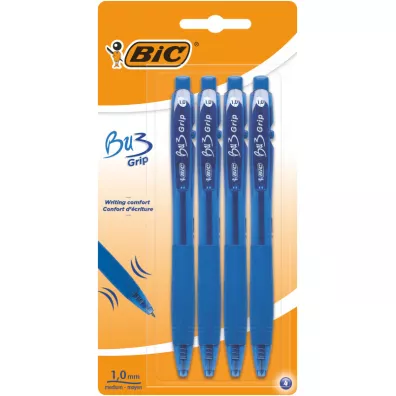 Bic D�ugopis Bu3 Grip niebieski 1.0 mm