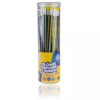 Owek trjktny HB z gumk Drum ASTRA 36 szt.