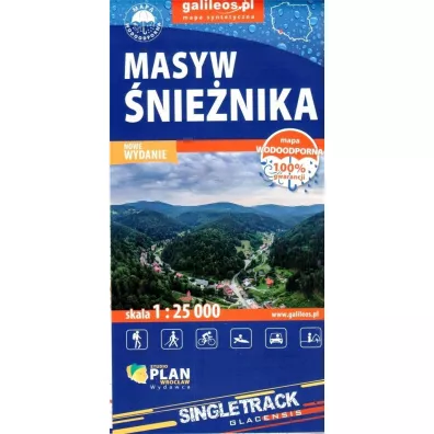 Mapa - Masyw �nie�nika 1:25 000