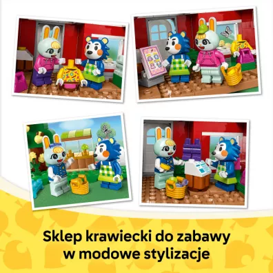 LEGO Animal Crossing Able Sisters i sklep odzie�owy 77055