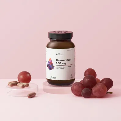 Aura Herbals Resweratrol 150 mg - suplement diety 60 kaps.