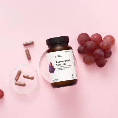 Aura Herbals Resweratrol 150 mg - suplement diety 60 kaps.