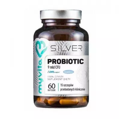 MyVita Silver Pure 100% Probiotyk 9 mld - suplement diety 60 kaps.