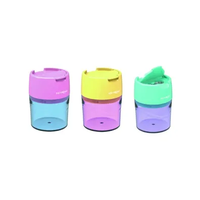 Keyroad Temper�wka plastikowa pastel podw�jna z pojemnikiem
