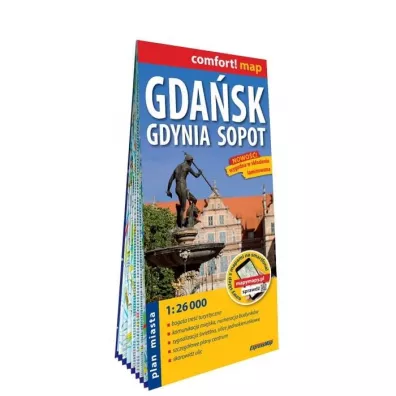 Comfort! map Gdask Gdynia Sopott plan miasta