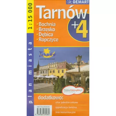 Plan Miasta Tarn�w +4 1:15 000 DEMART