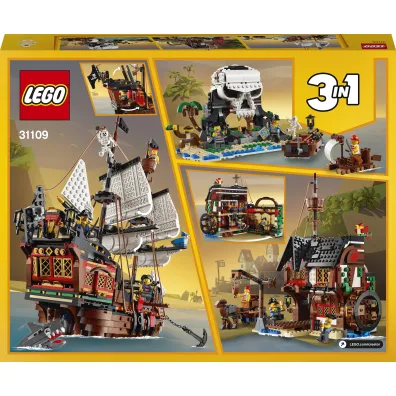 LEGO Creator 3 w 1 Statek piracki 31109