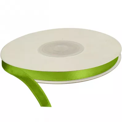 Hasta Wstka satynowa zielona 6mm x 25m