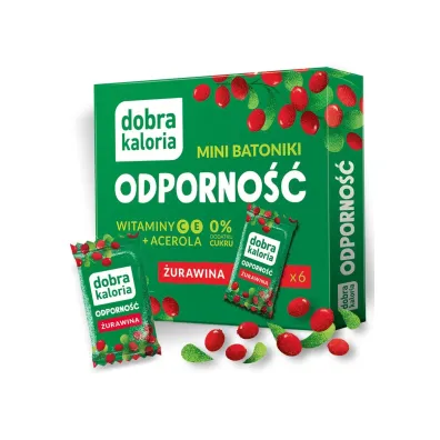 Dobra Kaloria Mini batoniki Odporno�� 6 x 17 g