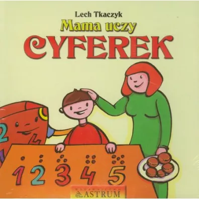 Mama uczy cyferek z p�yt� CD - Lech Tkaczyk
