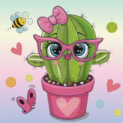 Diamond Dotz Pretty In Pink Cactus Dante