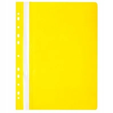 Panta Plast Skoroszyt A4 PVC z europerforacj� ��ty 10 szt.