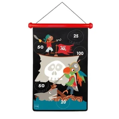 Gra Rzutki magnetyczne Piraci Scratch rozmiar L