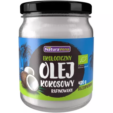 NaturaVena Olej kokosowy rafinowany 420 g Bio