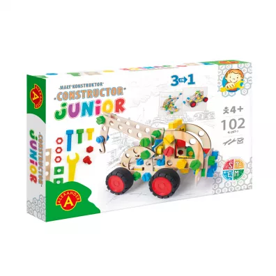 Ma�y Konstruktor Junior. Pull Truck 3w1 Alexander