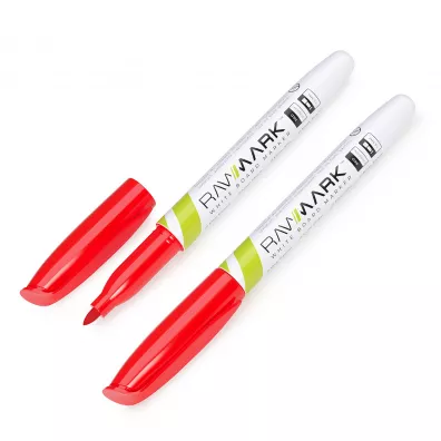Rawmark Marker sucho�cieralny bez magnesu czerwony