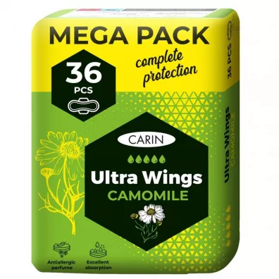 Carin Camomile Ultra Wings podpaski ze skrzydekami 36 szt.