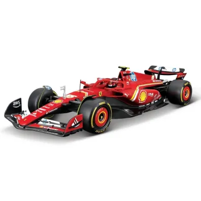 Ferrari Formula With Helmet & Plastic Stand SF Bburago