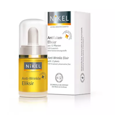 Nikel Przeciwzmarszczkowe serum do twarzy, eliksir z 12 ro�lin 15 ml