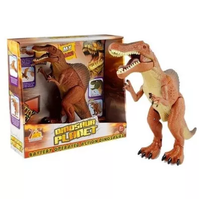 Tyranozaur du�y rycz�cy na baterie LeanToys